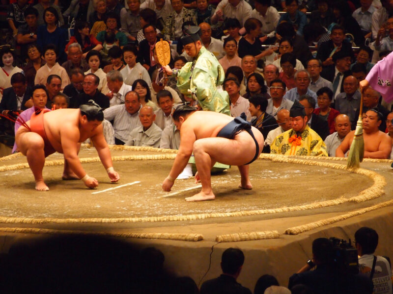 Sumo wrestling match