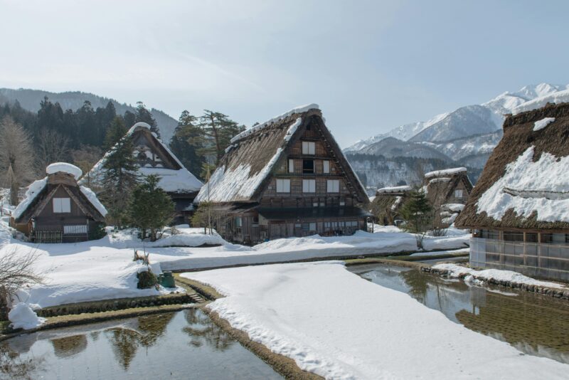 shirakawa-go village gifu japan