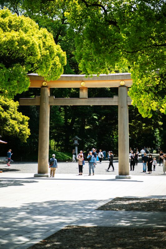 meiji jingu shrine harajuku tokyo